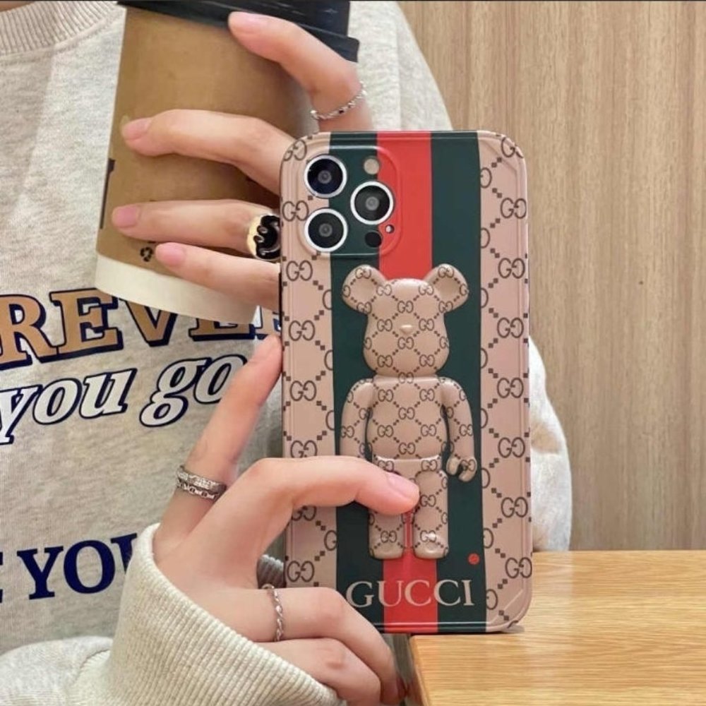 Fashion 3D Bear GG graphic Phone Case